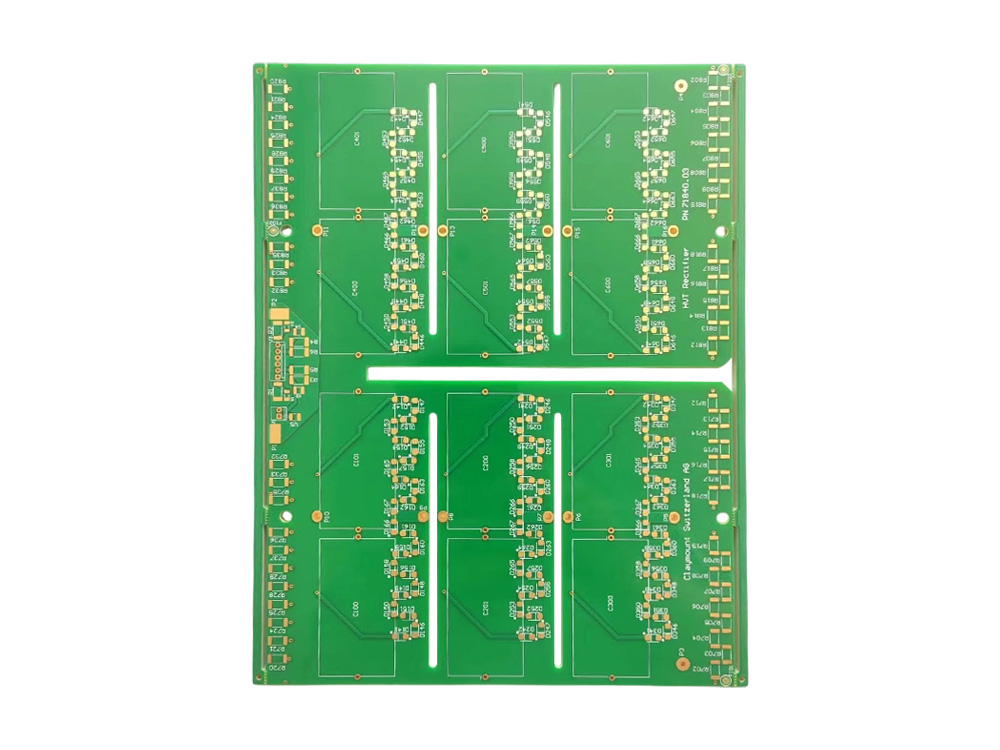 High-frequency PCB：4-layers-FR4 370HR-3.0mm-1/1/1/1oz-ENIG